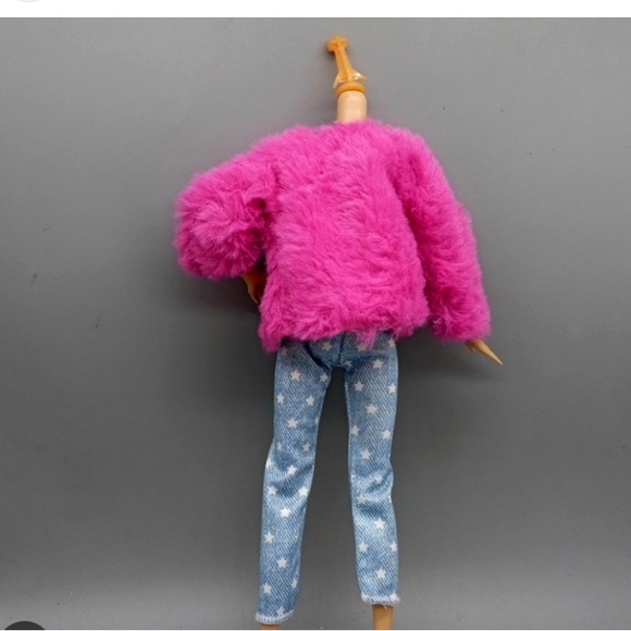 Skull House | Pretty Pink Oversized Sweatshirt ALTERNATIVE BARBIE CORE OS Crop - Picture 3 of 9